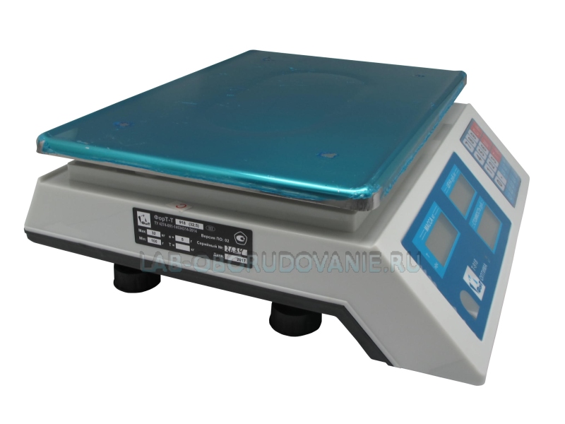 Весы торговые ФорТ-Т 918 (32кг х 5г) LCD Оптима