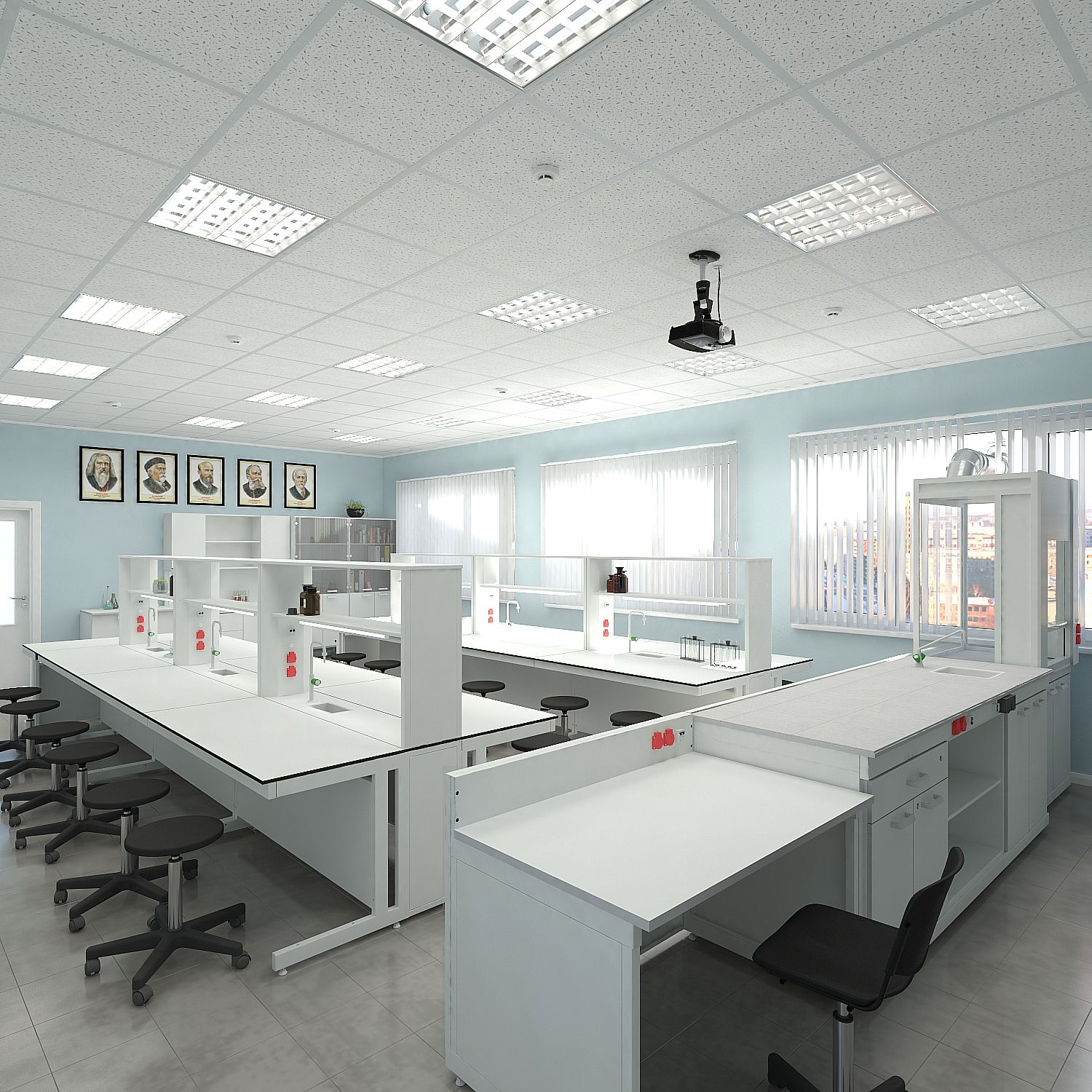 Шкаф вытяжной демонстрационный ЛК-900 ШВ-У (GranTec)