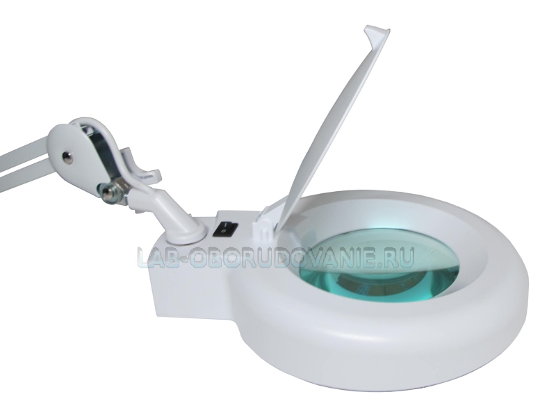 Лупа со струбциной с подсветкой 8608D 5D (220V)