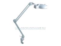 Лупа со струбциной с подсветкой 8608D 5D (220V)